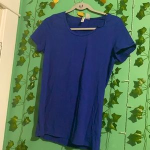 Plain blue tee